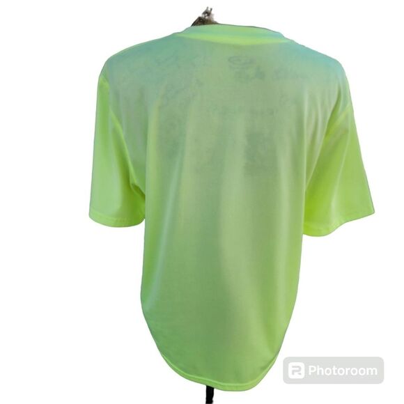 C9 by Champion T Shirt Mens SZ M Hazard Green Dri Fit Work Outdoor Gorpcore Safe - Picture 4 of 5